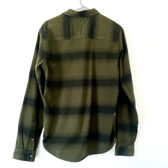 Aeropostale Mens Flannel Size Small Green - Picture 4 of 4